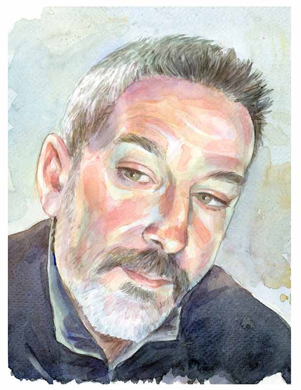 Self Portrait - 2014 - watercolor